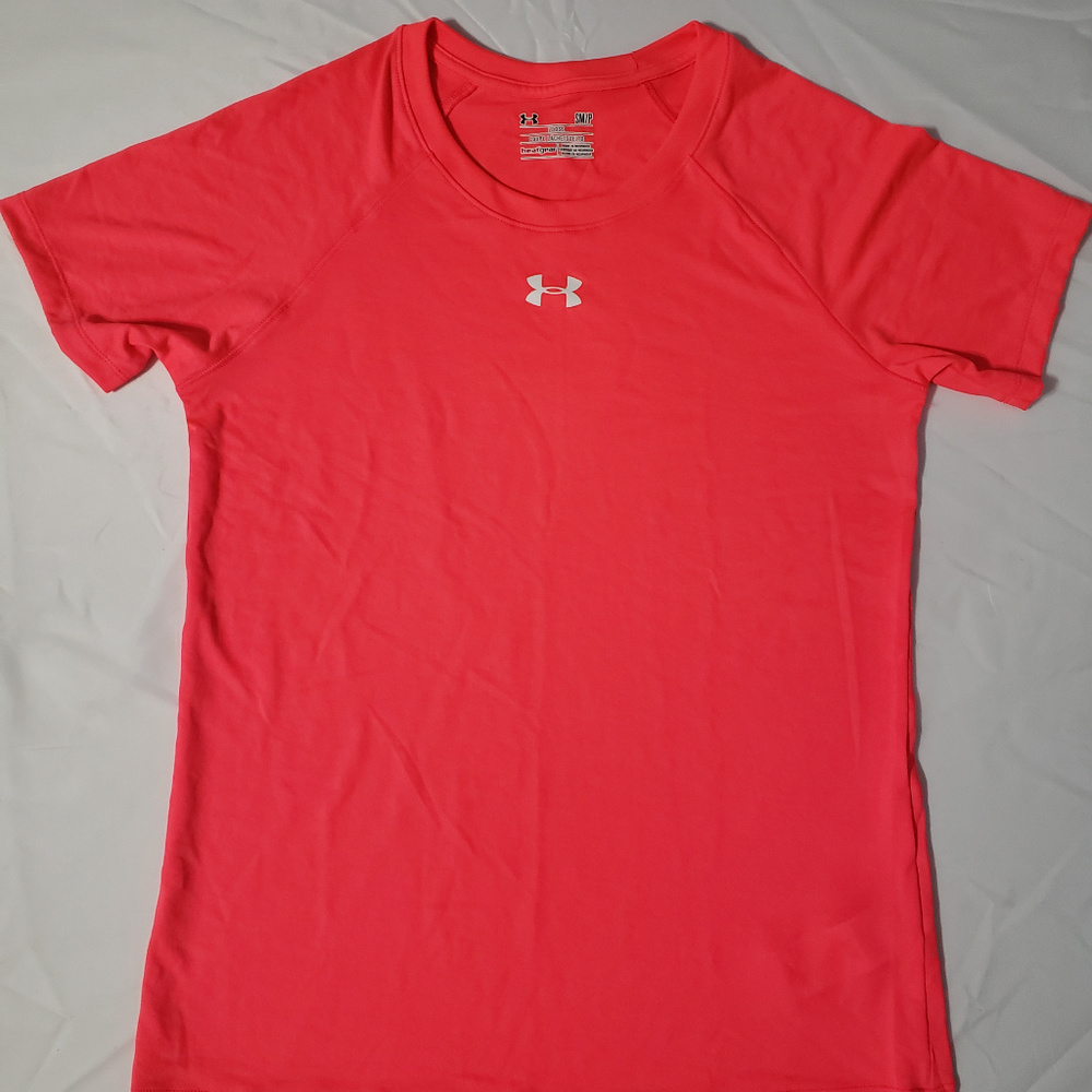 Under Armour Loose Heat Gear Pink Shirt S